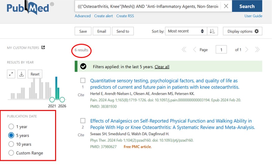 Cómo hacer una búsqueda en PubMed con términos MeSH: ejemplo práctico 6 Como hacer busqueda PubMed con MeSH Fig6