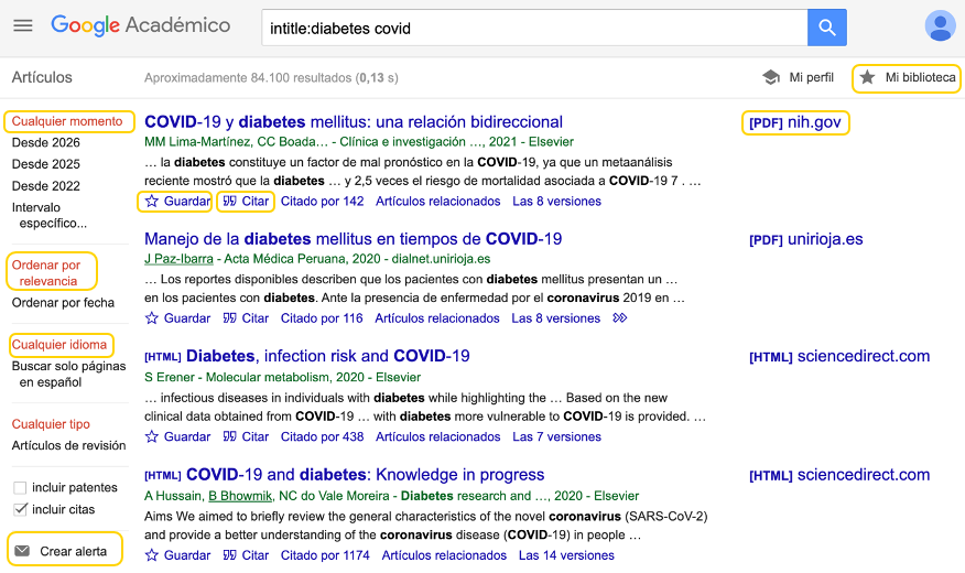 Figura Como usar Google Academico